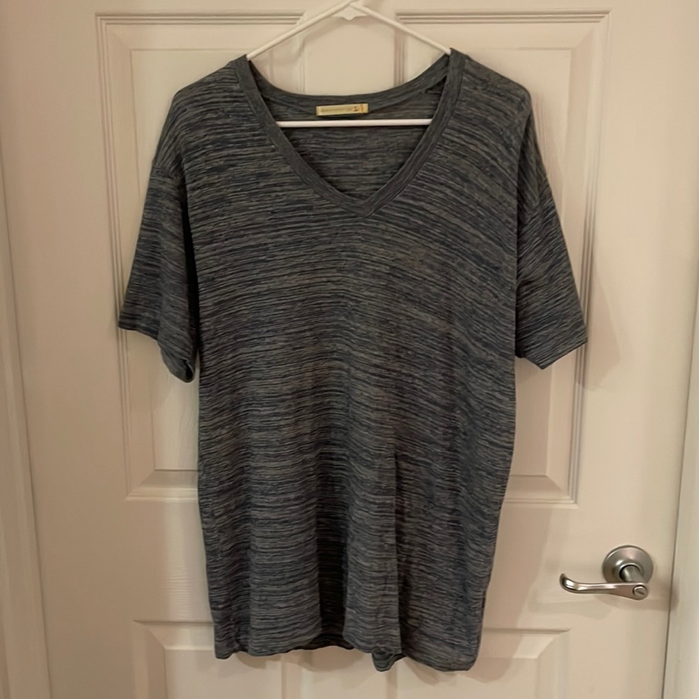 Men’s Blue Speckled Short Sleeve Shirt